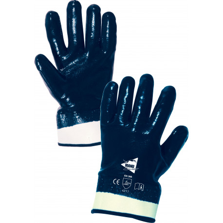 12 paires de gants nitrile imperméable manchette ML004
