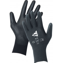 Lot de 12 paires de gants polyuréthane noirs MF104