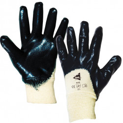 Lot de 12 paires de gants nitrile poignet tricot ML002