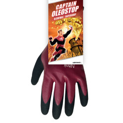 Lot de 6 paires de gants de travail captain OLEOSTOP