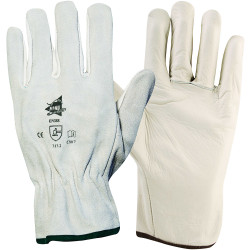12 paires de gants cuir de bovin C807