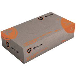Boite de 100 gants jetables nitrile épais non poudrés PROTILE +